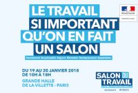 Salon du travail et de la mobilité professionnelle. Du 19 au 20 janvier 2018 à Paris19. Paris.  10H00